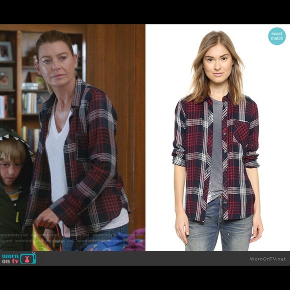 Rails Dolman Sleeve Plaid Button Down Shirt Top - Picture 2 of 7